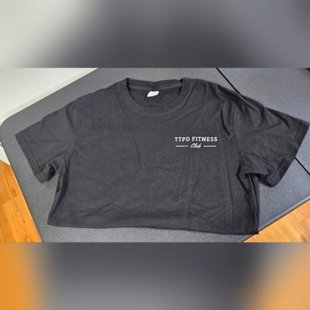 TTPD Fitness Club T-shirt - "Down Bad Crying At The Gym"